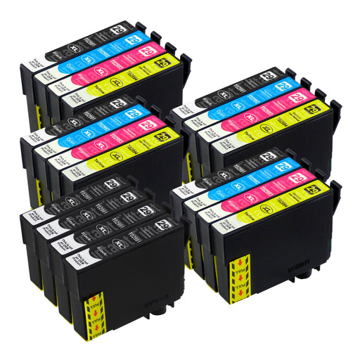 Cartuchos de tinta Epson T29XL compatíveis (8 pretos + 12 cores)