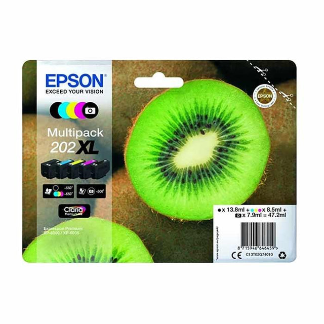 Cartuchos de tinta originais Epson T202XL