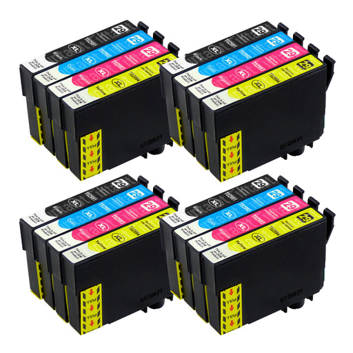 Cartuchos de tinta Epson T29XL compatíveis (4 pretos + 12 cores)