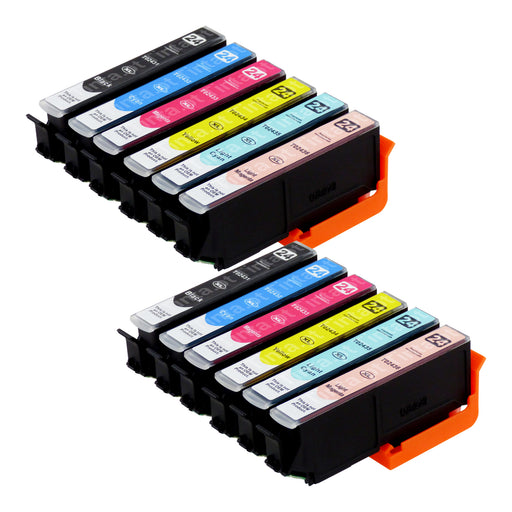 Cartuchos de tinta Epson T24XL compatíveis (2 pretos + 10 cores)
