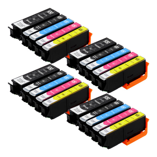 Cartuchos de tinta Epson T33XL compatíveis (4 pretos + 4 pretos fotográficos + 12 cores)