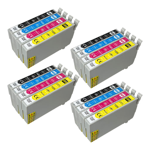 Cartuchos de tinta Epson 405XL compatíveis (4 pretos + 12 cores)