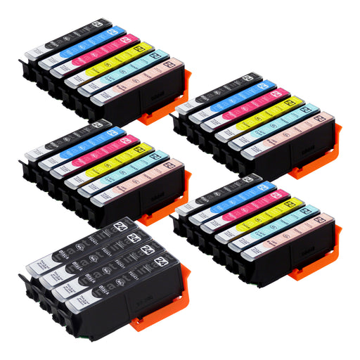 Cartuchos de tinta Epson T24XL compatíveis (8 pretos + 20 cores)