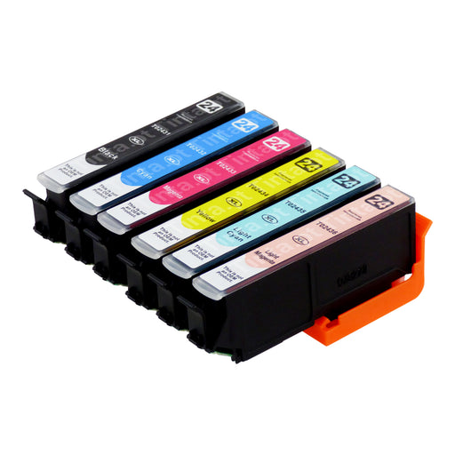 Cartuchos de tinta Epson T24XL compatíveis (1 preto + 5 cores)