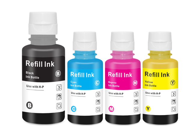Garrafas de tinta HP Smart Tank 32XL/31XL compatíveis (1 preto + 3 cores)