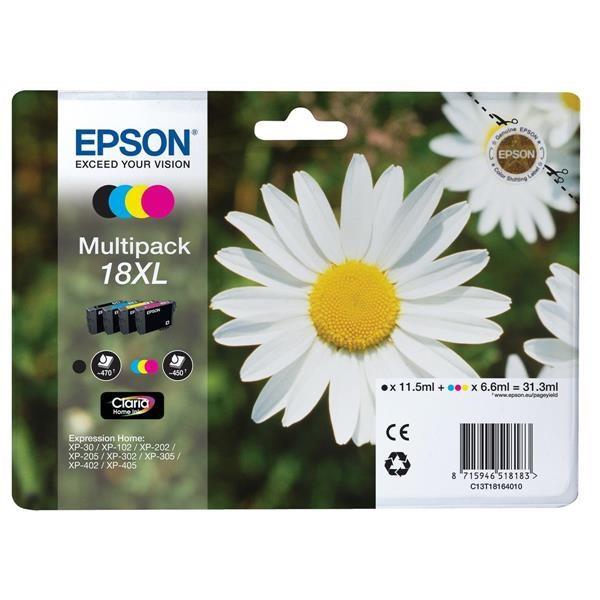 Cartuchos de tinta originais Epson T18XL (T1816)