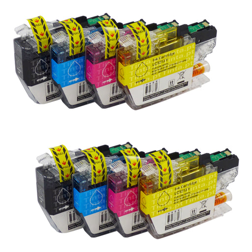 Cartuchos de tinta Brother LC3213XL compatíveis (2 pretos + 6 coloridos)