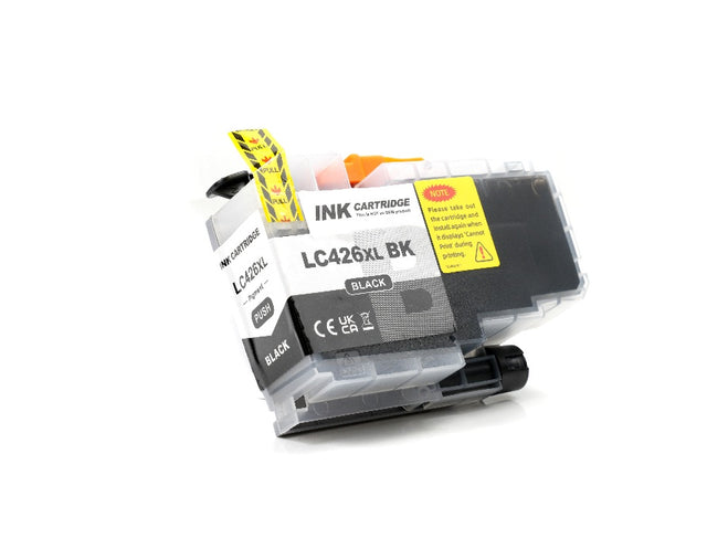 Cartucho de tinta preto Brother LC426XL compatível (1 preto)
