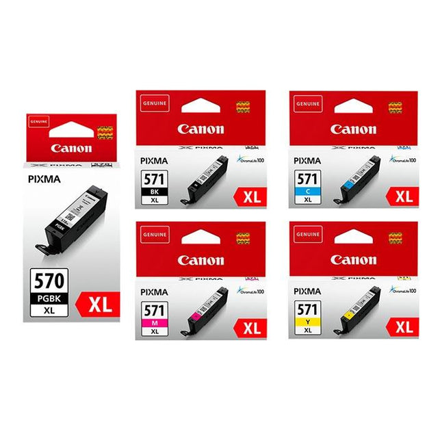 Cartuchos de tinta originais Canon PGI-570/CLI-571