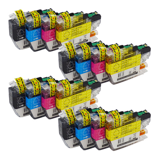 Cartuchos de tinta Brother LC3213XL compatíveis (4 pretos + 12 cores)
