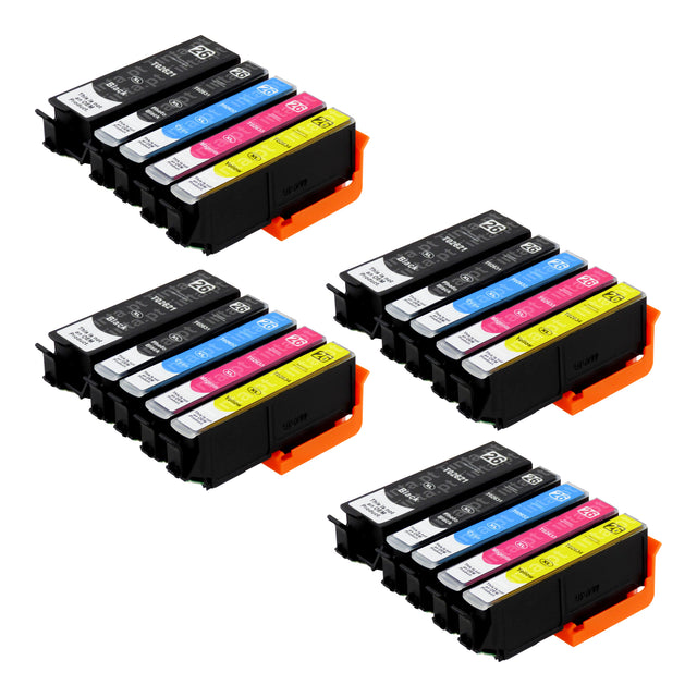 Cartuchos de tinta Epson T26XL compatíveis (4 pretos + 4 pretos fotográficos + 12 cores)