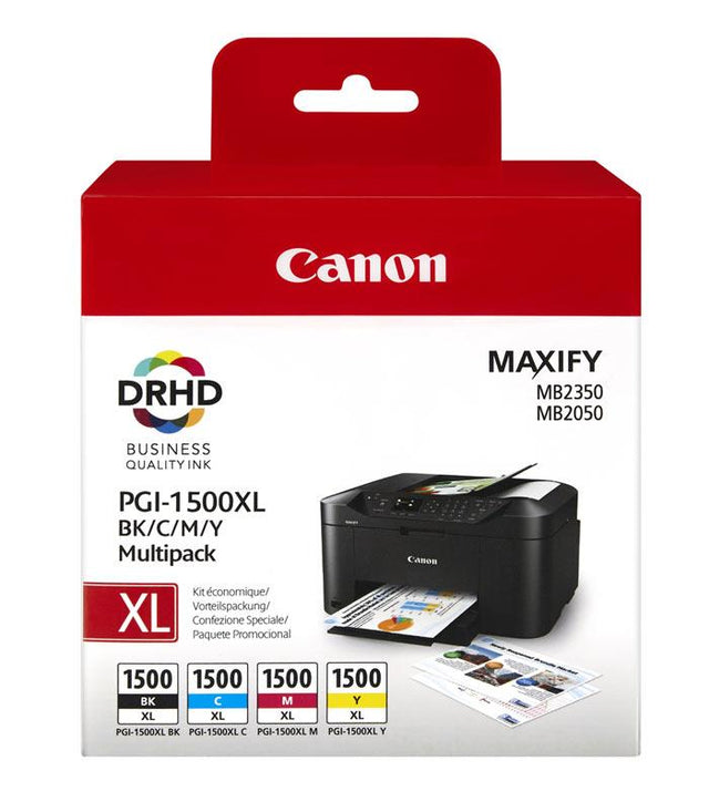 Cartuchos de tinta originais Canon PGI-1500XL