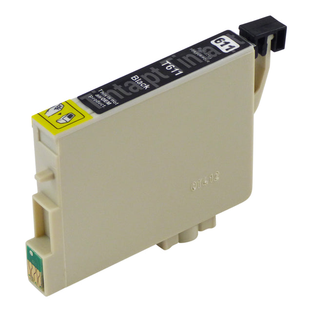 Cartuchos de tinta pretos Epson T0611 compatíveis (1 preto)