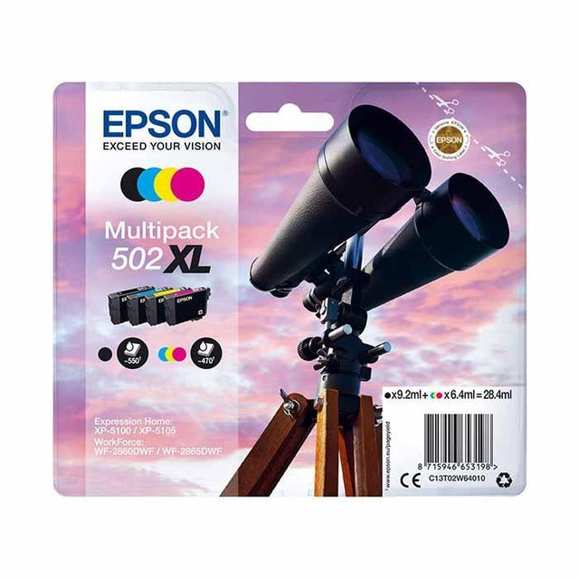 Cartuchos de tinta originais Epson T502XL (T02W)